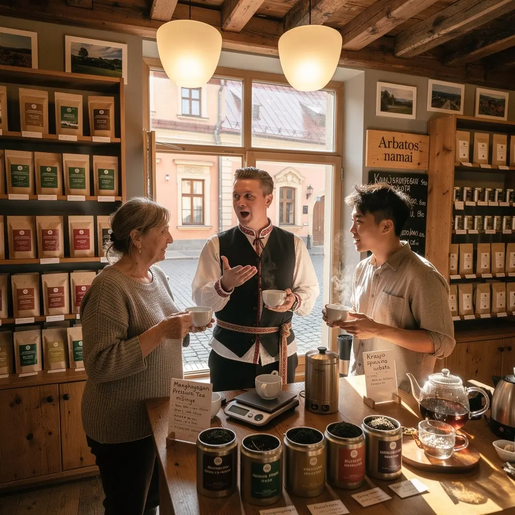 Mangshanyegan arbatos pakuotė su unikaliais dizaino elementais